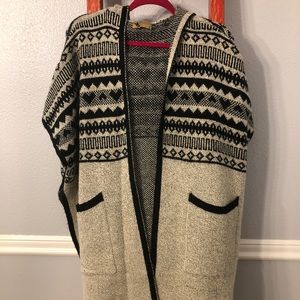 Sweater poncho
